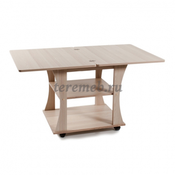 Стол журнальный раскладной СЖ-2 Бител (ясень шимо светлый) - фото товара, ракурс 1