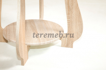 Стол журнальный СЖ-24 с рисунком Р4 (дуб сонома), цена 5650 руб. - фото товара, ракурс 2