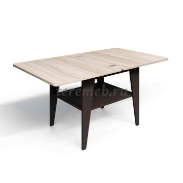 Стол журнальный раскладной СЖ-3 (венге/ясень шимо светлый) - фото товара, ракурс 1