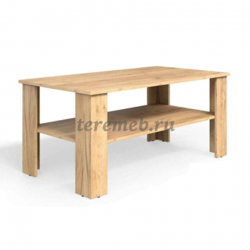 Стол журнальный СЖ-5 (дуб крафт золотой), цена 3500 руб. - фото товара, ракурс 2