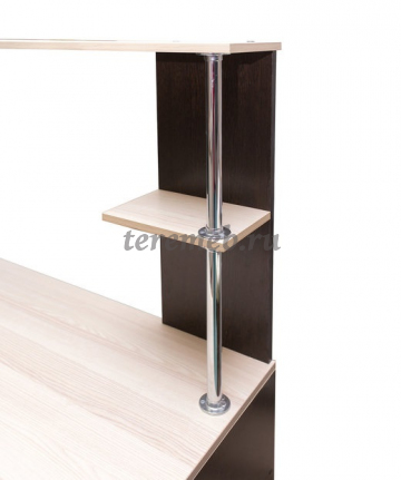 Стол компьютерный СК-8 Бител (венге/ясень шимо светлый), Артикул BIT000442, Размеры (ДхГхВ): 1330 х 550 х 1680 мм