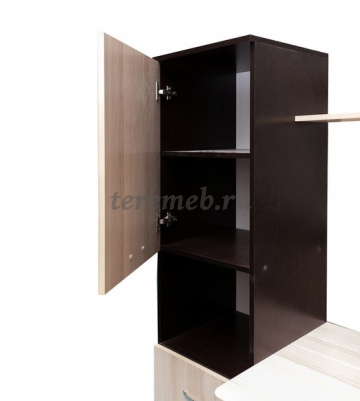 Стол компьютерный СК-8 Бител (венге/ясень шимо светлый), Материалы: ЛДСП; ПВХ; ДВП; Металл, Цвет: Венге/Ясень шимо светлый