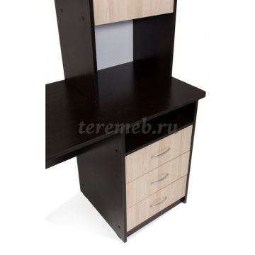 Стол компьютерный СК-9 Бител (венге/ясень шимо светлый), цена 8800 руб. - фото товара, ракурс 2