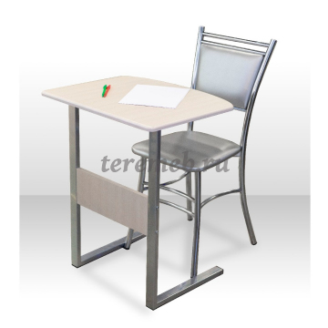 Стол для ноутбука СК Бител (металлик/ясень шимо светлый) - фото товара, ракурс 1