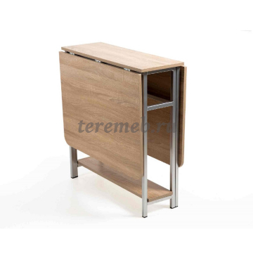 Стол-книжка №3 (дуб сонома), Артикул BIT000453, Размеры (ДхГхВ): в сложенном виде:, 740 х 290 х 780 мм, в разложенном виде:, 1340 х 740 х 780 мм