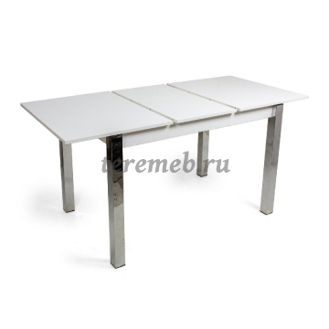 Стол обеденный раздвижной МИЛАН-3 (хром/бодега светлый) - фото товара, ракурс 1