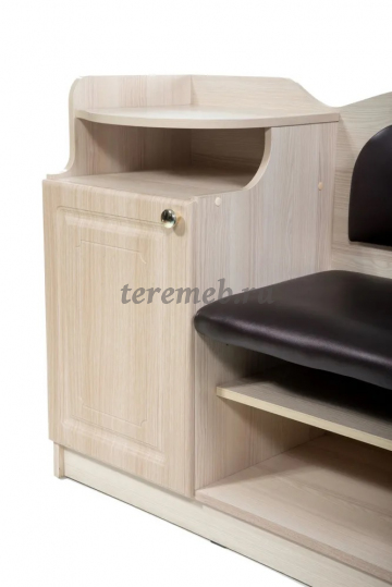 Банкетка №1 (ясень шимо светлый/тёмно-коричневый №221), Производитель: Бител, Страна: Россия