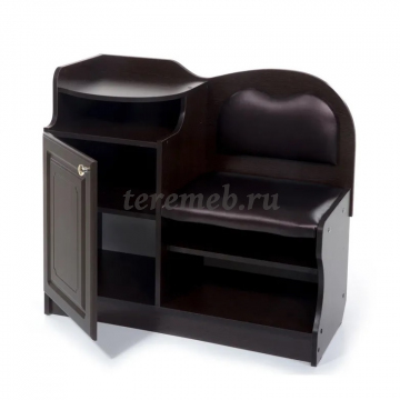 Банкетка №1 (венге/тёмно-коричневый №221), цена 5900 руб. - фото товара, ракурс 2