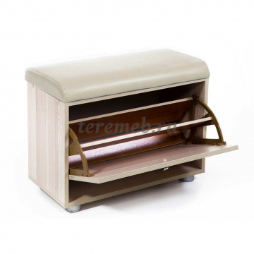 Обувница МС-1 (ясень шимо светлый/бежевый №101), цена 3000 руб. - фото товара, ракурс 2