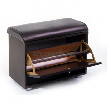 Обувница МС-1 (венге/темно-коричневый №221), цена 3000 руб. - фото товара, ракурс 2