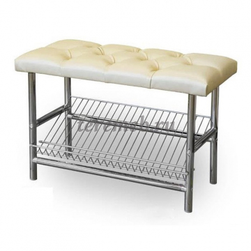 Обувница МС-4 АНЖЕЛИКА (хром/бежевый №101), - фото товара, ракурс 1