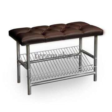 Обувница МС-4 АНЖЕЛИКА (хром/темно-коричневый №221) - фото товара, ракурс 1