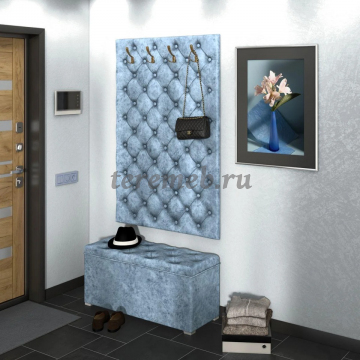 Пуф МИШЕЛЬ 950 (лагуна), Артикул BIT000576, Размеры (ДхГхВ): 970 х 370 х 450 мм