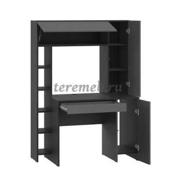 Стол компьютерный Комфорт 12.71 (антрацит/тёмно-серый), цена 10500 руб. - фото товара, ракурс 2