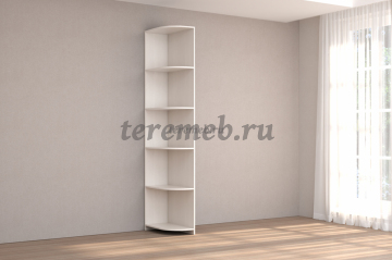 Стеллаж угловой Кэт-4 (бодега светлый) - фото товара, ракурс 1