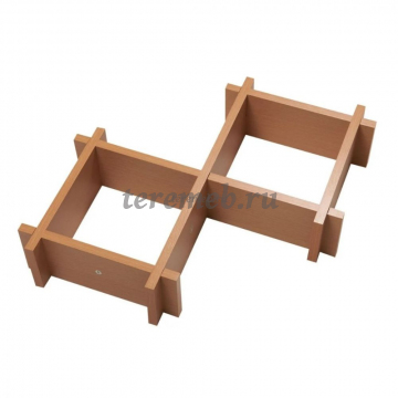 Полка навесная JW-234 бук - фото товара, ракурс 1