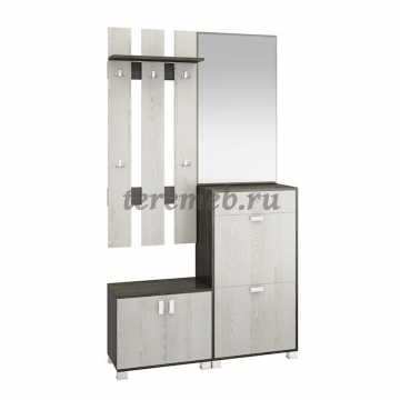 Прихожая ШК-9 вариант 4 (венге/дуб молочный) - фото товара, ракурс 1