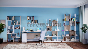 Полка навесная ПК-2 (белый шагрень), цена 1650 руб. - фото товара, ракурс 2