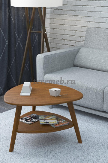 Стол журнальный Бруклин (орех) - фото товара, ракурс 1