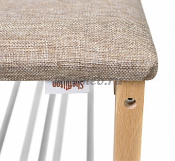 Полка для обуви с банкеткой SR-0628 (прозрачный лак/кедровый), цена 6100 руб. - фото товара, ракурс 2