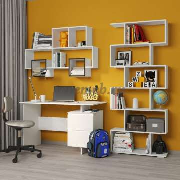 Полка навесная ПК-10 (белый), цена 3100 руб. - фото товара, ракурс 2