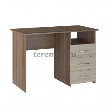Стол компьютерный Интел-3 (ясень шимо тёмный/ясень шимо светлый), цена 8100 руб. - фото товара, ракурс 2