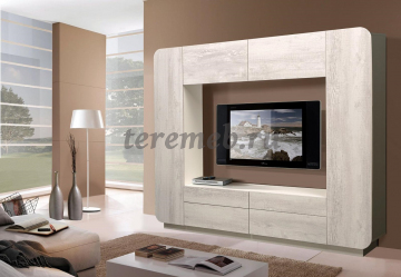 Стенка Лаванда-2 (бетон пайн белый) - фото товара, ракурс 1