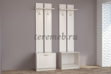 Тумба с вешалкой 2 Иннэс-6 Рамка - фото товара, ракурс 1