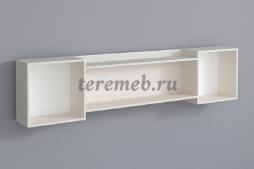 Полка навесная Колибри Рамка 1900, Артикул П-4728, Размеры (ДхГхВ): 1940 х 260 х 450 мм