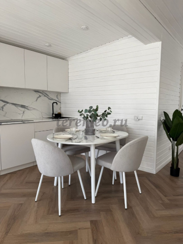 Обеденная группа: Стол раздвижной Универсальный (белый) + Стулья Элион (белый) - фото товара, ракурс 1