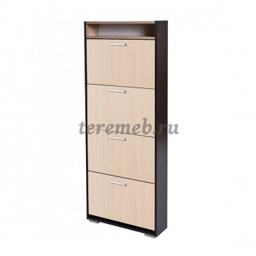 Тумба для обуви Комфорт УК-4 (венге/дуб беленый) - фото товара, ракурс 1