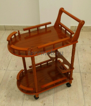 Стол сервировочный JW-104S (светлый орех) - фото товара, ракурс 1