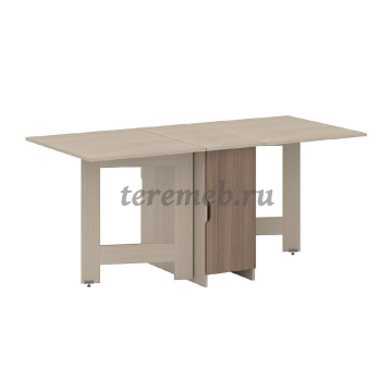 Стол-книжка СТ-02 (ясень шимо светлый/ясень шимо тёмный) - фото товара, ракурс 1