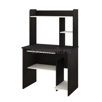 Стол компьютерный Интел-1 (бодега тёмный/бодега светлый), цена 6900 руб. - фото товара, ракурс 2