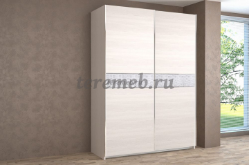 Шкаф-купе 2-х дверный Иннэс-5 Ф3 (бодега светлый/кайман белый), Артикул Ш-4781, Размеры (ДхГхВ): 1400 х 615 х 2200 мм