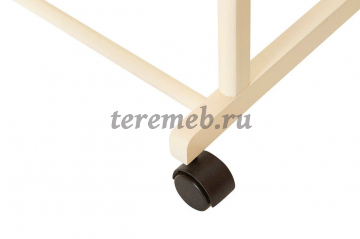 Вешалка костюмная Чикаго WI (слоновая кость), Артикул К-4788, Размеры (ДхГхВ): 480 х 350 х 1080 мм