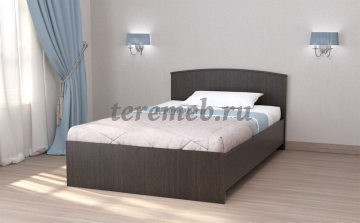 Кровать 1,4 Кэт-7 арт.032 с низким щитом (венге) - фото товара, ракурс 1