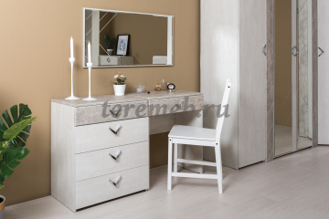 Стол туалетный Амели 12.48, Артикул СТ-4925, Размеры (ДхГхВ): 650 х 410 х 750 мм