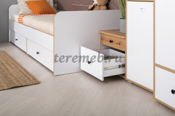 Тумба прикроватная Вуди 13.287, Артикул ПТ-4963, Размеры (ДхГхВ): 450 х 431 х 427 мм