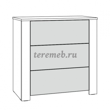 Комод Джастин 16.228.03, цена 6250 руб. - фото товара, ракурс 2