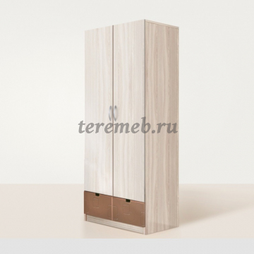 Детская Бриз МДФ (квадрат, ясень шимо светлый/шоколад) вариант 4, Производитель: Диал, Страна: Россия