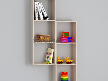 Полка навесная Бриз 1100 (ясень шимо светлый), цена 1500 руб. - фото товара, ракурс 2