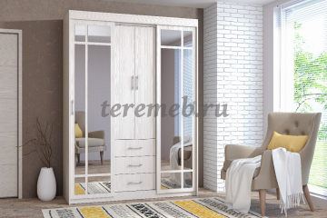 Шкаф-купе 010 Диал (бодега светлый) - фото товара, ракурс 1