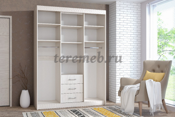 Шкаф-купе 010 Диал (бодега светлый), цена 25050 руб. - фото товара, ракурс 2