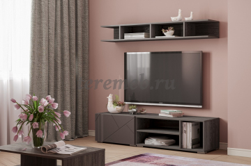 Полка навесная Саммит НМ 011.92-03 Х (анкор тёмный), цена 3000 руб. - фото товара, ракурс 2