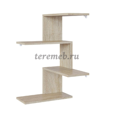 Полка угловая ПК-7 (дуб сонома), цена 1250 руб. - фото товара, ракурс 2