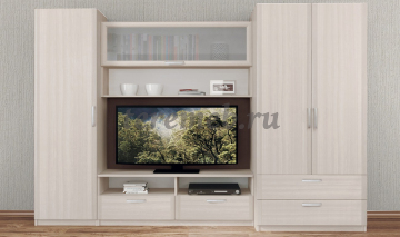 Шкаф 2-х дверный Лотос 5.28, Артикул ШР-701, Размеры (ДхГхВ): 840 х 540 х 1995 мм