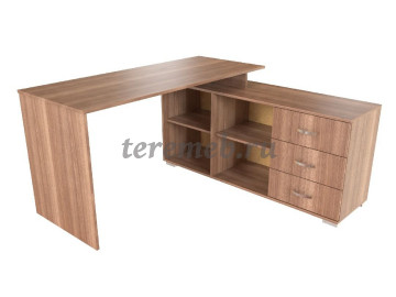 Стол компьютерный СК-16 Феникс, Материалы: ЛДСП; ПВХ; ДВП; Металл, Цвет: Дуб молочный, Дуб сонома, Орех, Ясень шимо тёмный, Венге