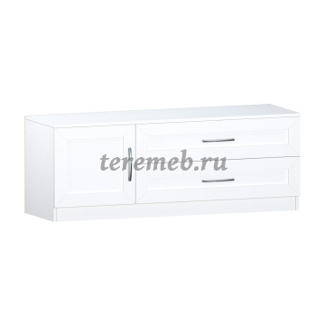 Тумба под ТВ Классика 7.43, Артикул 4040923, Размеры (ДхГхВ): 1260 х 385 х 475 мм