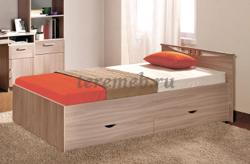Кровать 0,8 Мелисса (2 ящика) - фото товара, ракурс 1